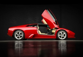 Lamborghini Murcielago, Lamborghini, italian cars, red cars, vehicle