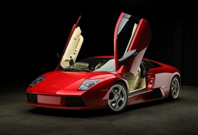 Lamborghini Murcielago, Lamborghini, italian cars, red cars, vehicle