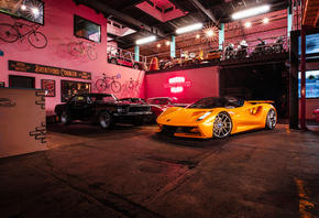 Lotus evija, sporty, garage, motorbkes, ford mustang