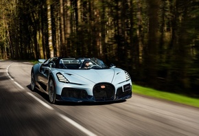 Bugatti W16 Mistral, Bugatti, sports car, car, French Cars, blue cars