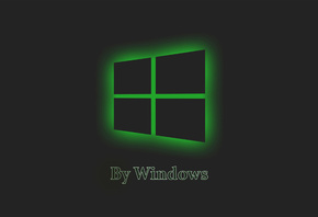 Logo, Windows, Verde, Wallpaper