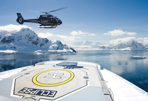 helicopter, Airbus, Antarctica, Airbus EC 130