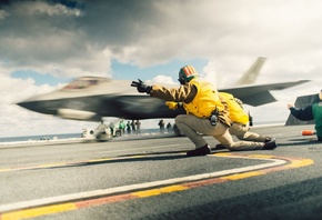 F-35 Lightning II, single-seat, single-engine, supersonic stealth strike fi ...