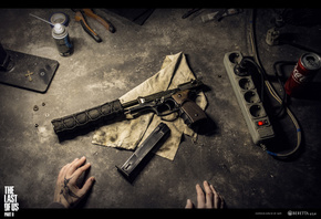 beretta, pistol, design, concept, weapon, the last of us, hbo, ,  ...