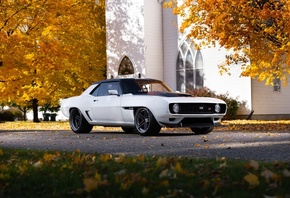 white, chevrolet, camaro, 1969, classic, ring brothers, muscle