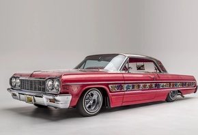 Chevrolet, full size car, Chevrolet Impala, Gypsy Rose, 1964, lowrider