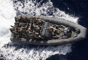 Mediterranean Sea, rigid hull inflatable boat, Navy Marine Corps