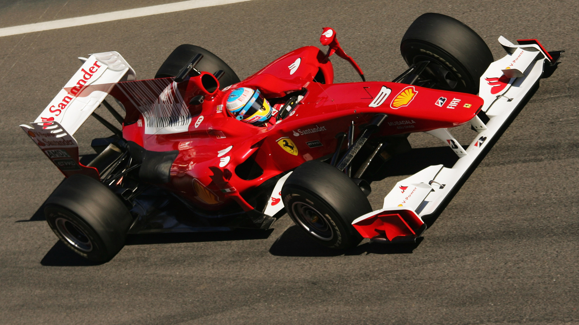 , formula 1, fernando alonso, ferari f10, 