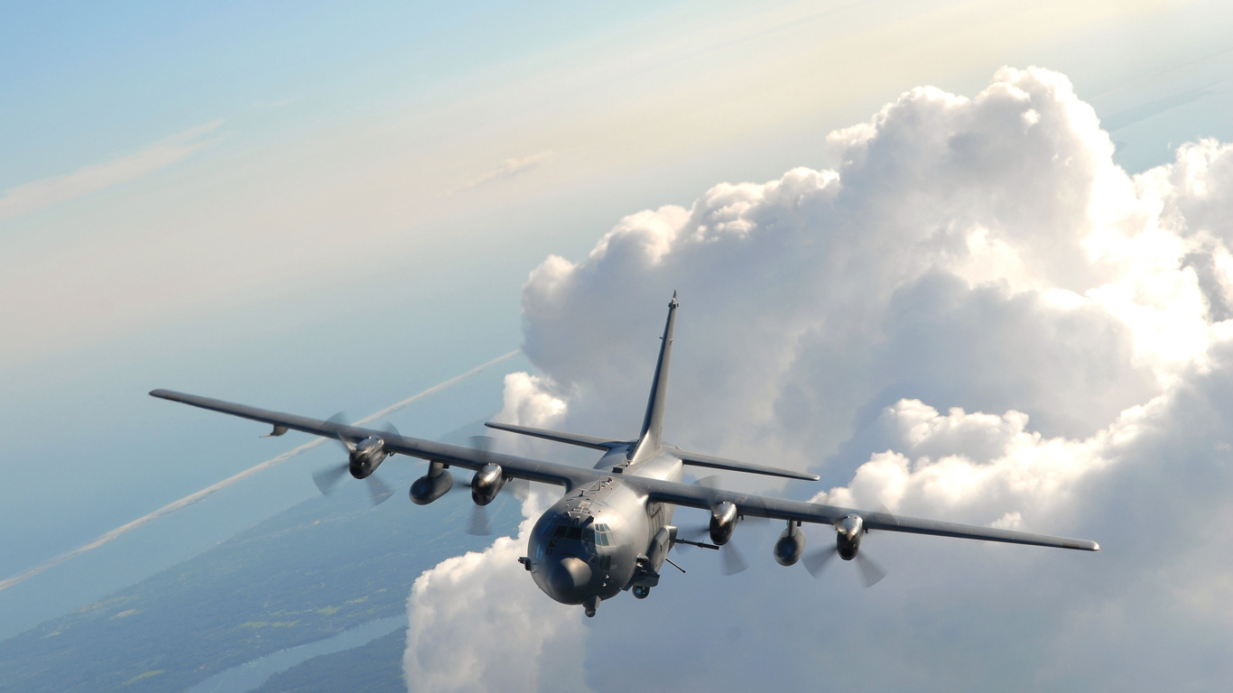 , , Lockheed ac-130u spooky, , , lockheed, ac-130, gunship