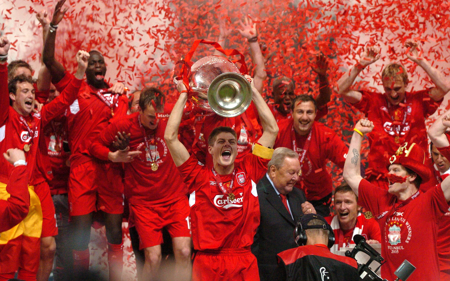 england, captain, Eurofinal, champions league, steven gerrard, 2005, uefa, liverpool fc