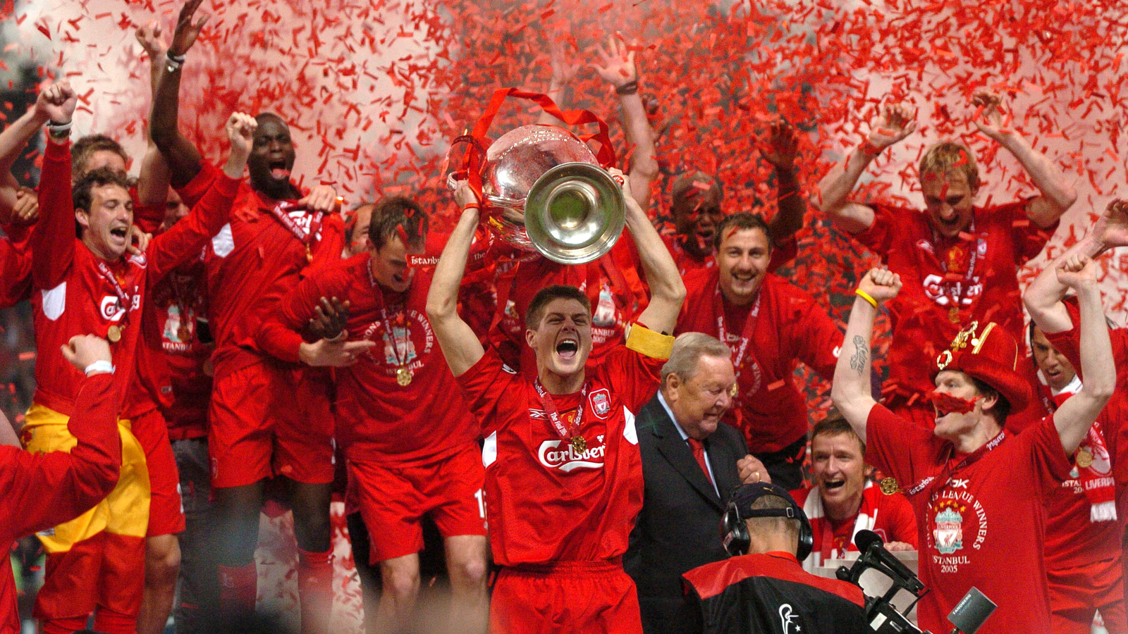 england, captain, Eurofinal, champions league, steven gerrard, 2005, uefa, liverpool fc