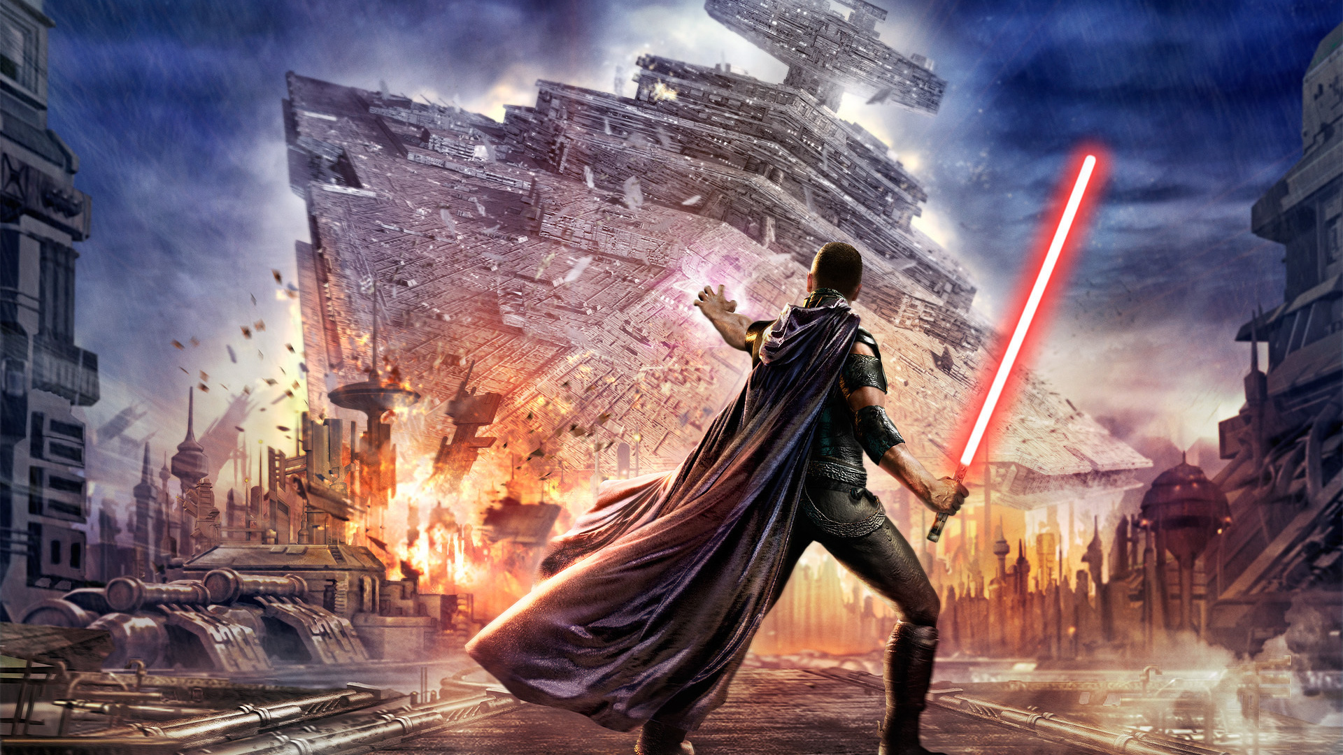 , galen marek, force, star destroyer, Star wars.the force unleashed, lucasarts