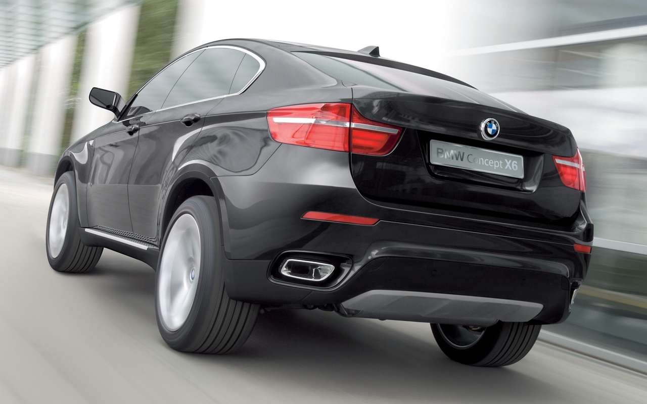 bmw, x6, black