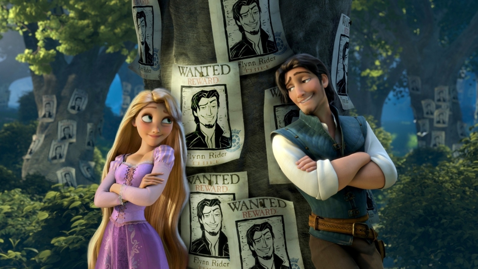 rapunzel, flynn, Tangled, wanted, the movie,  , 