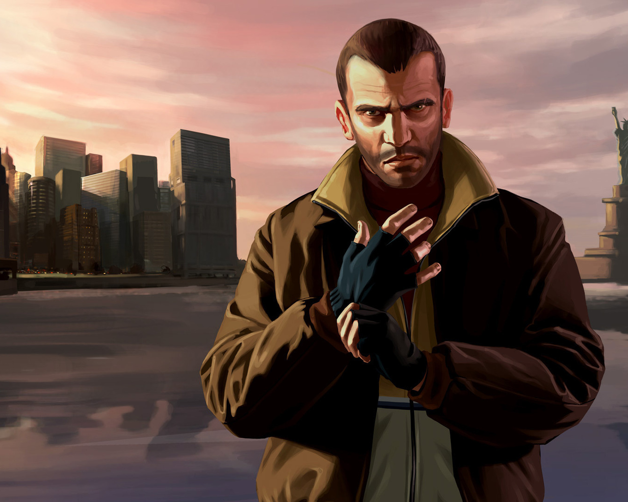 Картинки gta iv, niko, bellic, нико, grand theft auto, беллик, Gta 4 - обои  1280x1024, картинка №15238