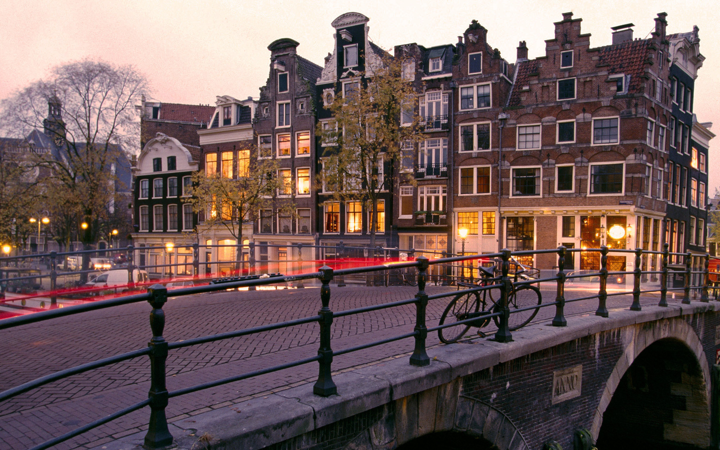 Prinsengracht and brouwersgracht canals, , netherlands, amsterdam