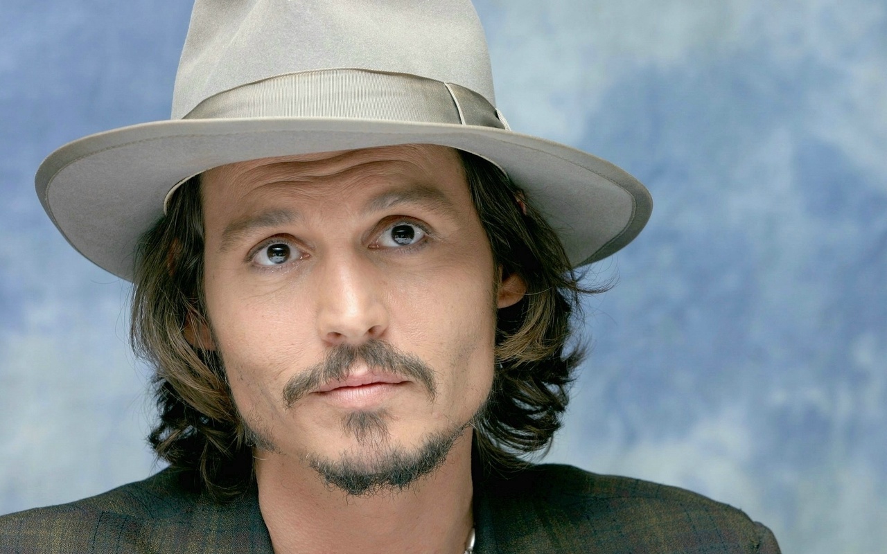 Johnny depp, actor, hat, ,  , 