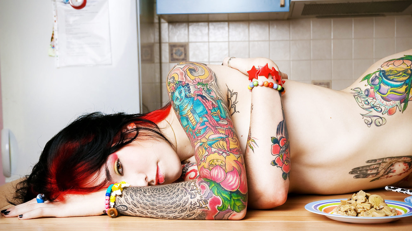 tattoo, pin up, , Suicide, girls, ,  , , , 