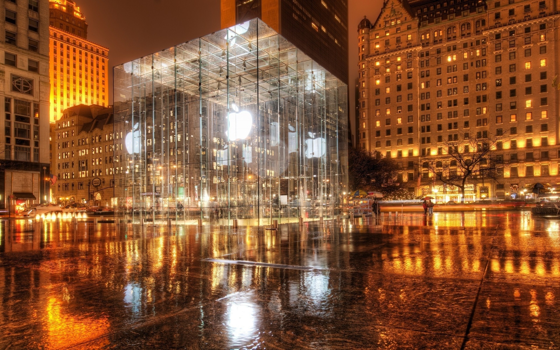 new york, Apple store,  