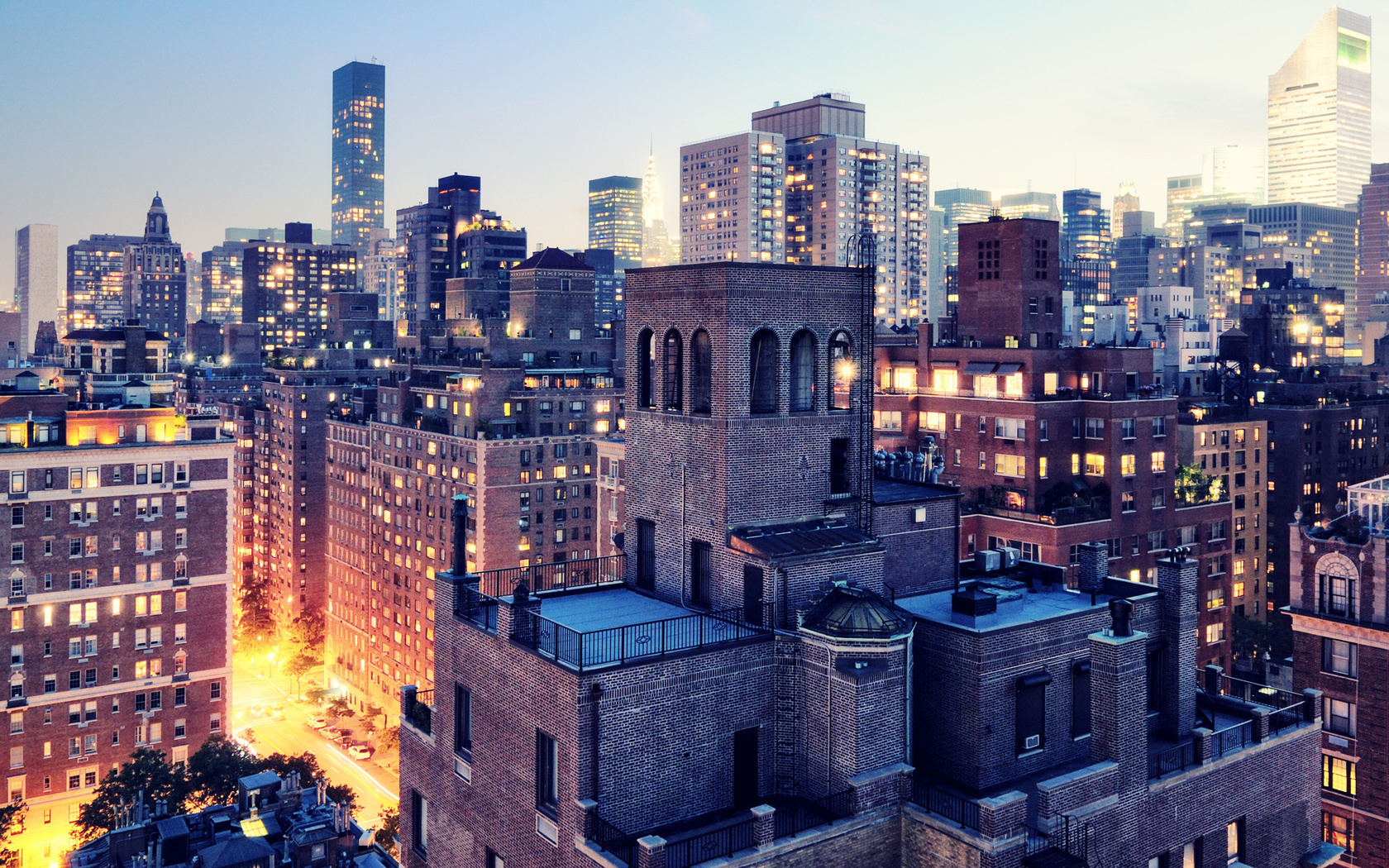 new york city, Upper east side, usa, nyc, -, twilight, , 