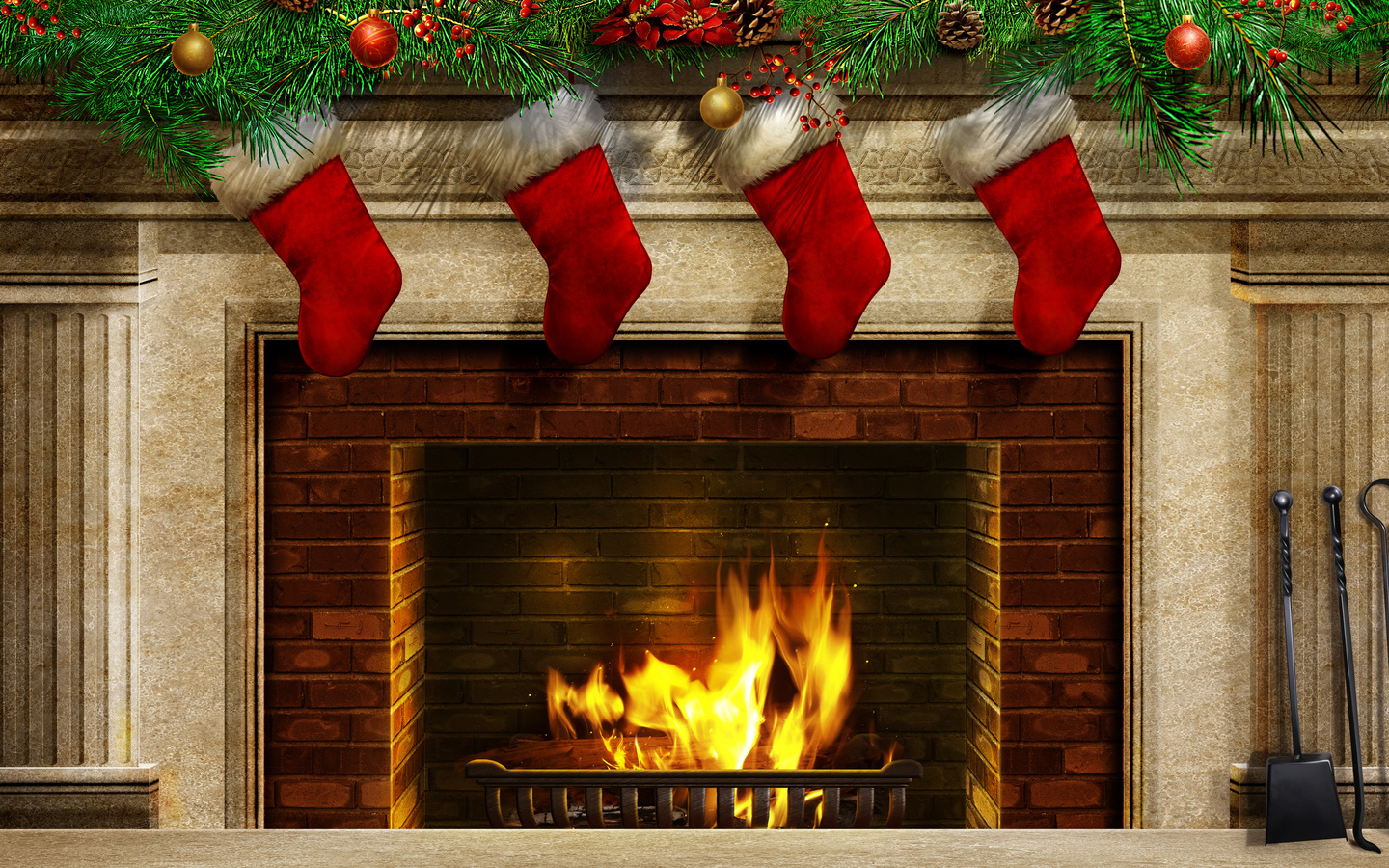 colorful, beauty, christmas, Beautiful, cool, christmas balls, colors, christmas stockings, fire