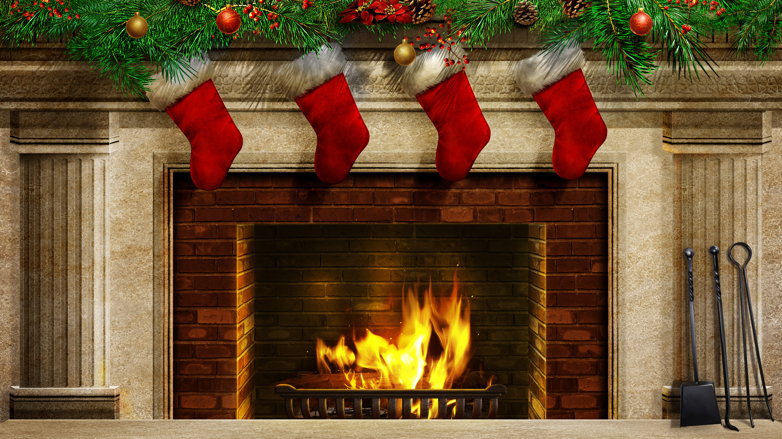 colorful, beauty, christmas, Beautiful, cool, christmas balls, colors, christmas stockings, fire