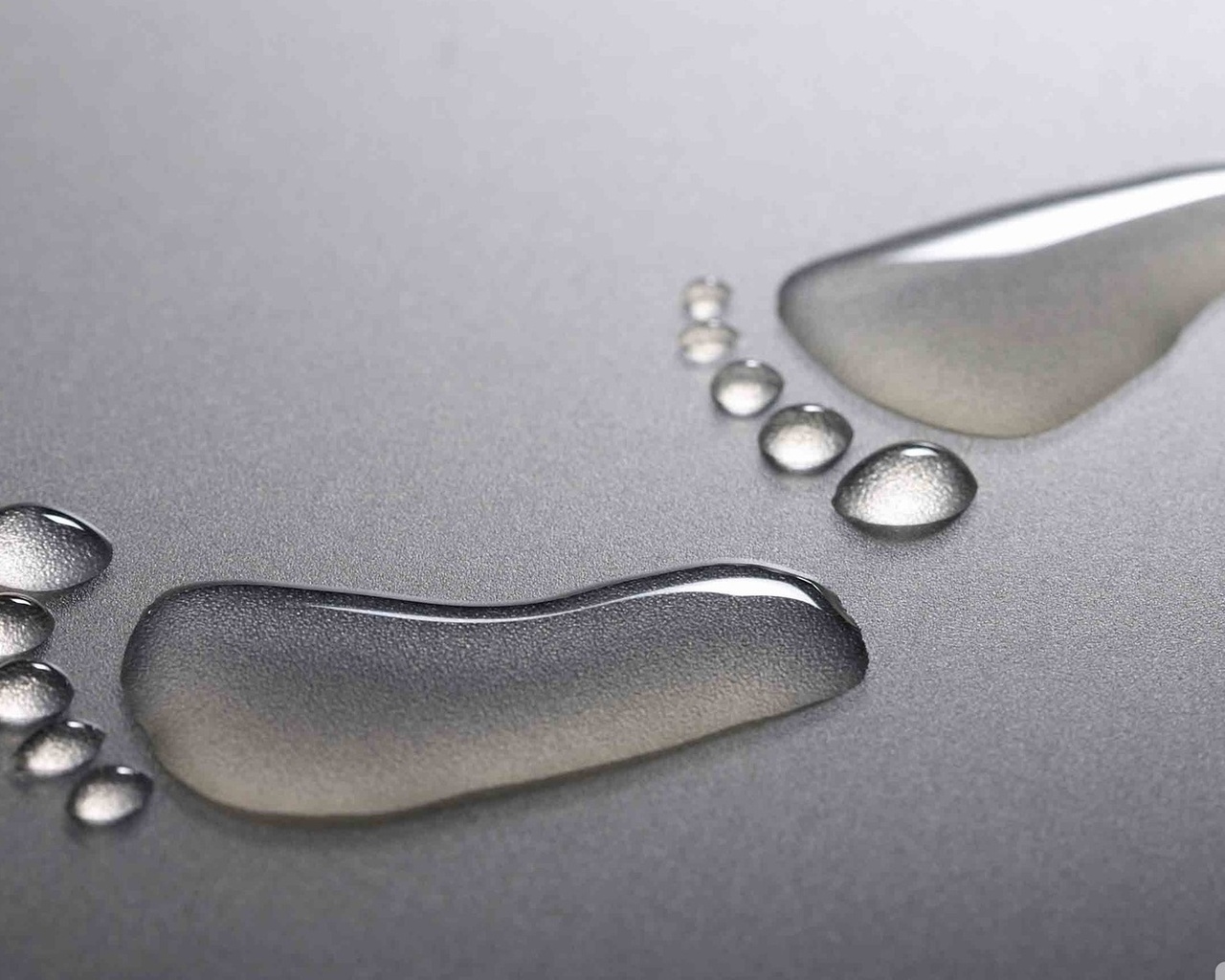 liquid, footprint, water