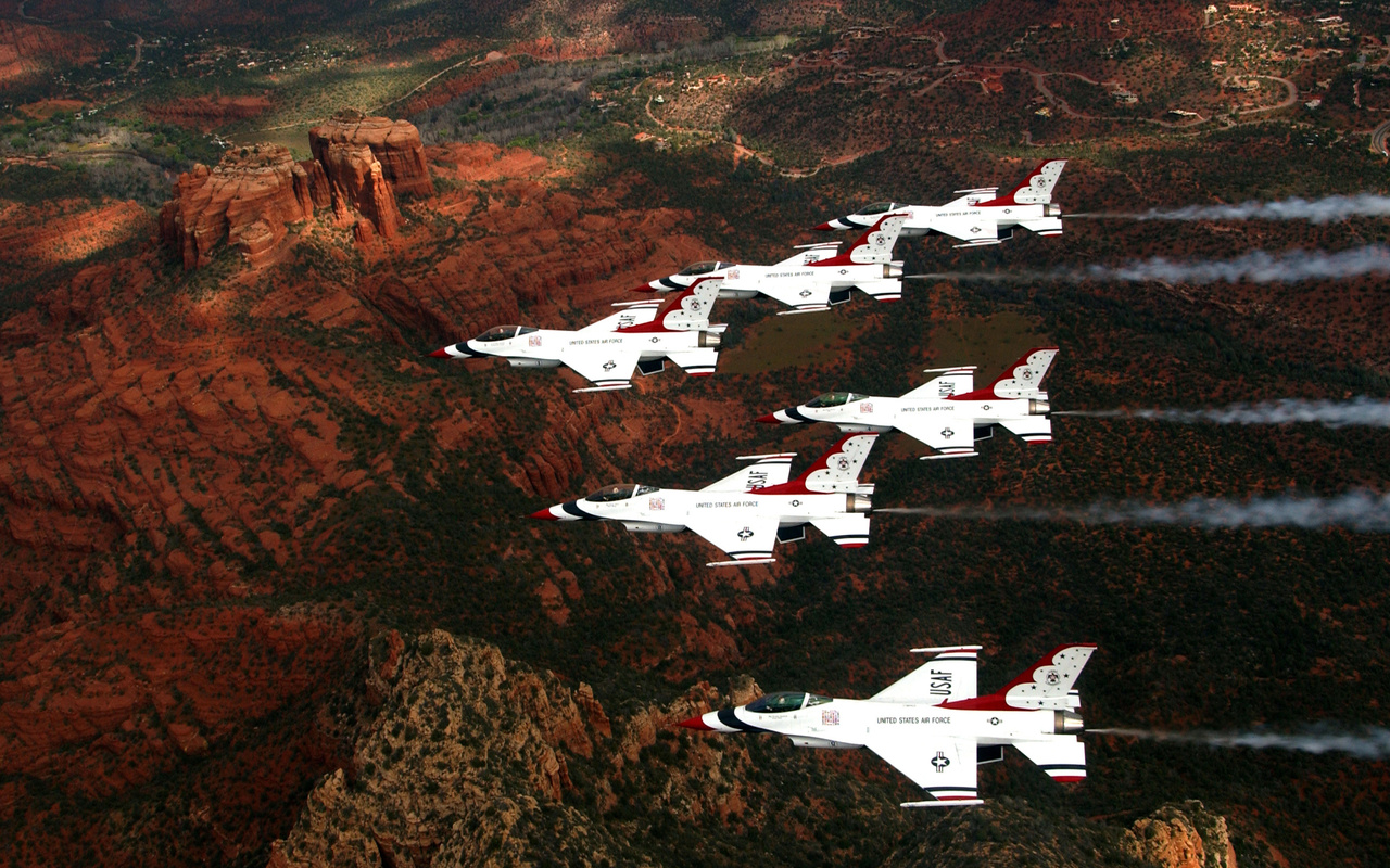 dynamics, fighting, General, f-16, falcon, thunderbirds, 