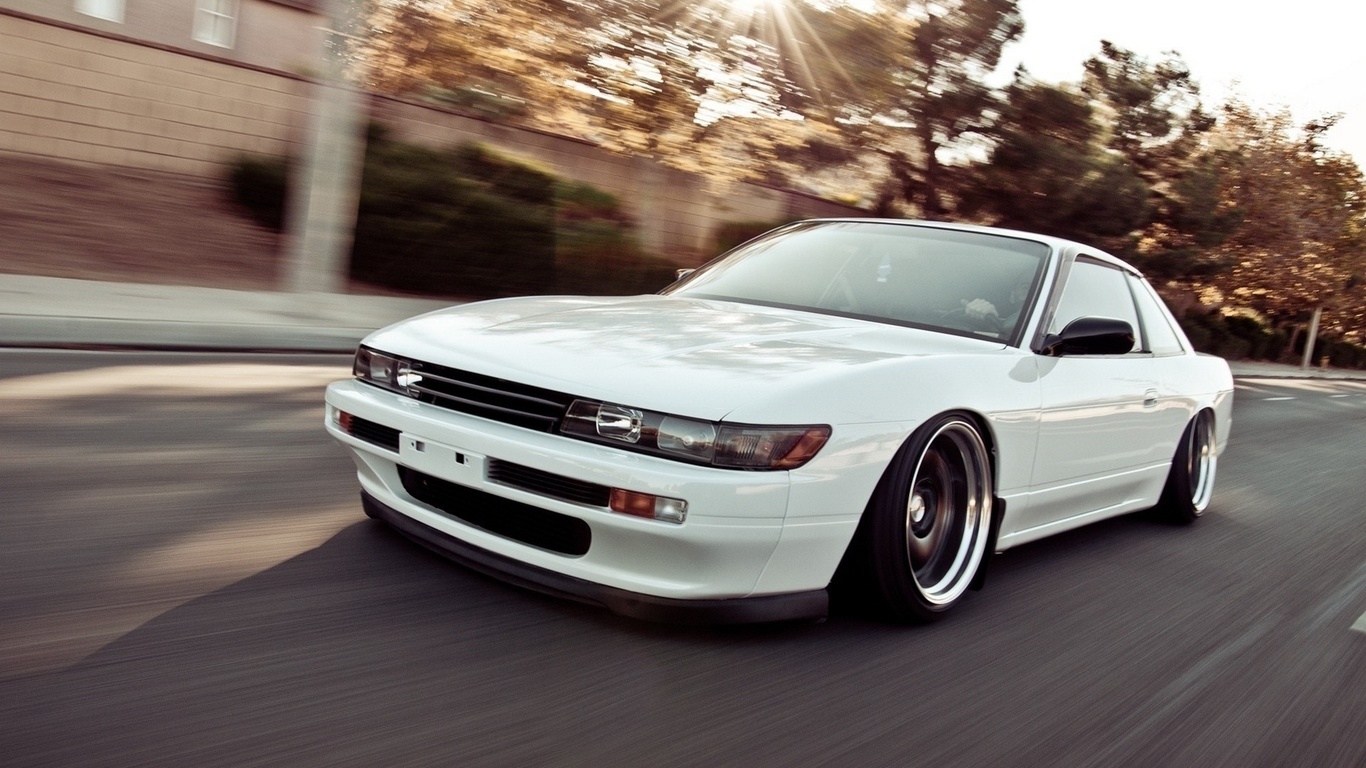 silvia, nation, , stance, speed, jdm, style, white, s13, tuning, car, Nissan