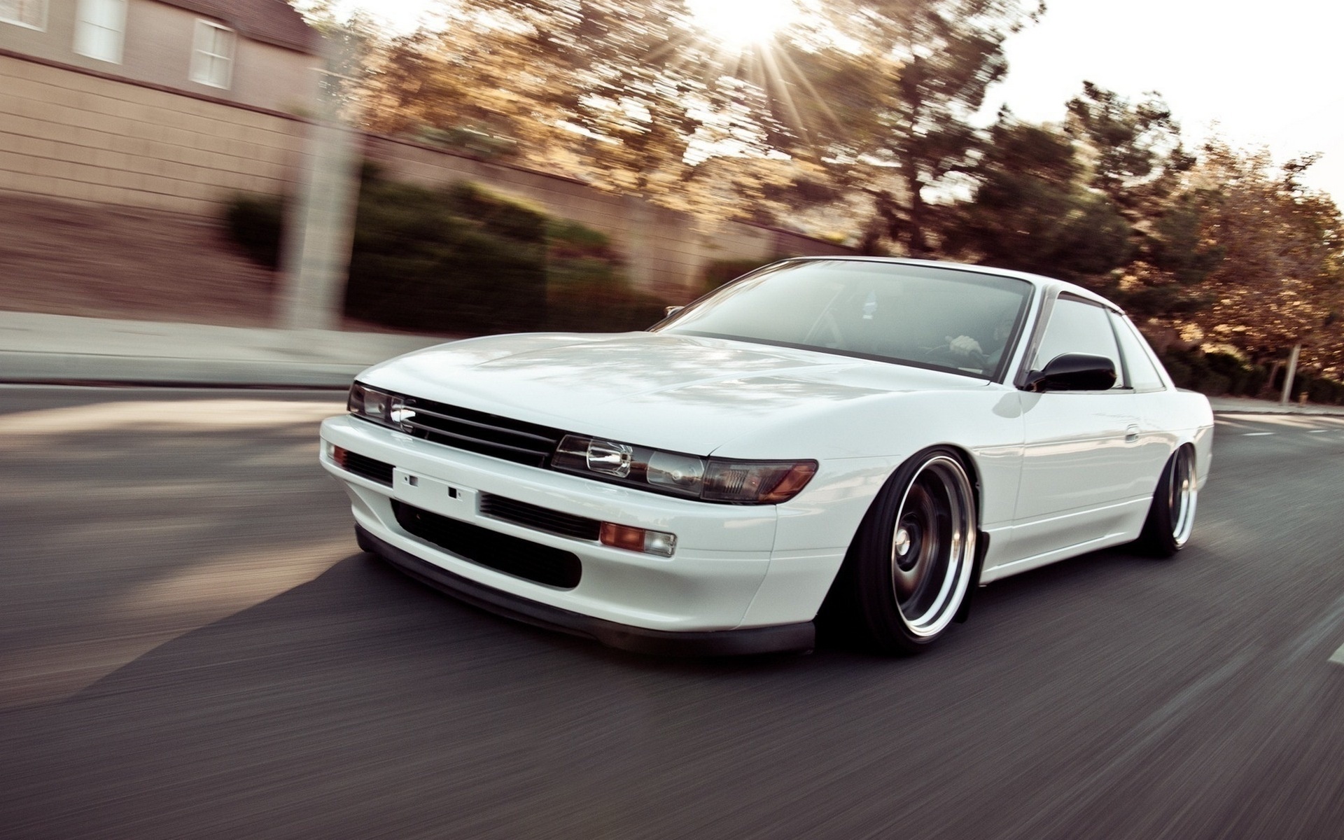 silvia, nation, , stance, speed, jdm, style, white, s13, tuning, car, Nissan