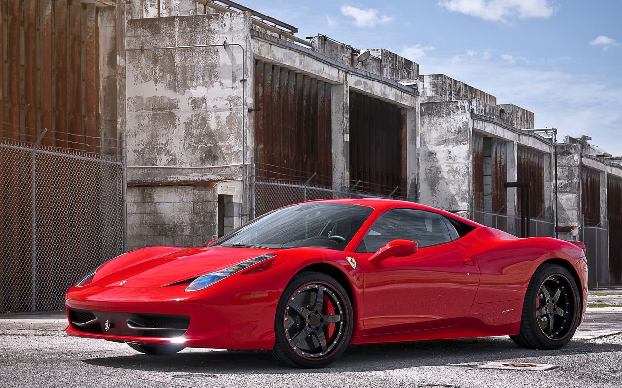 red, , ferrari, 458 italia, 