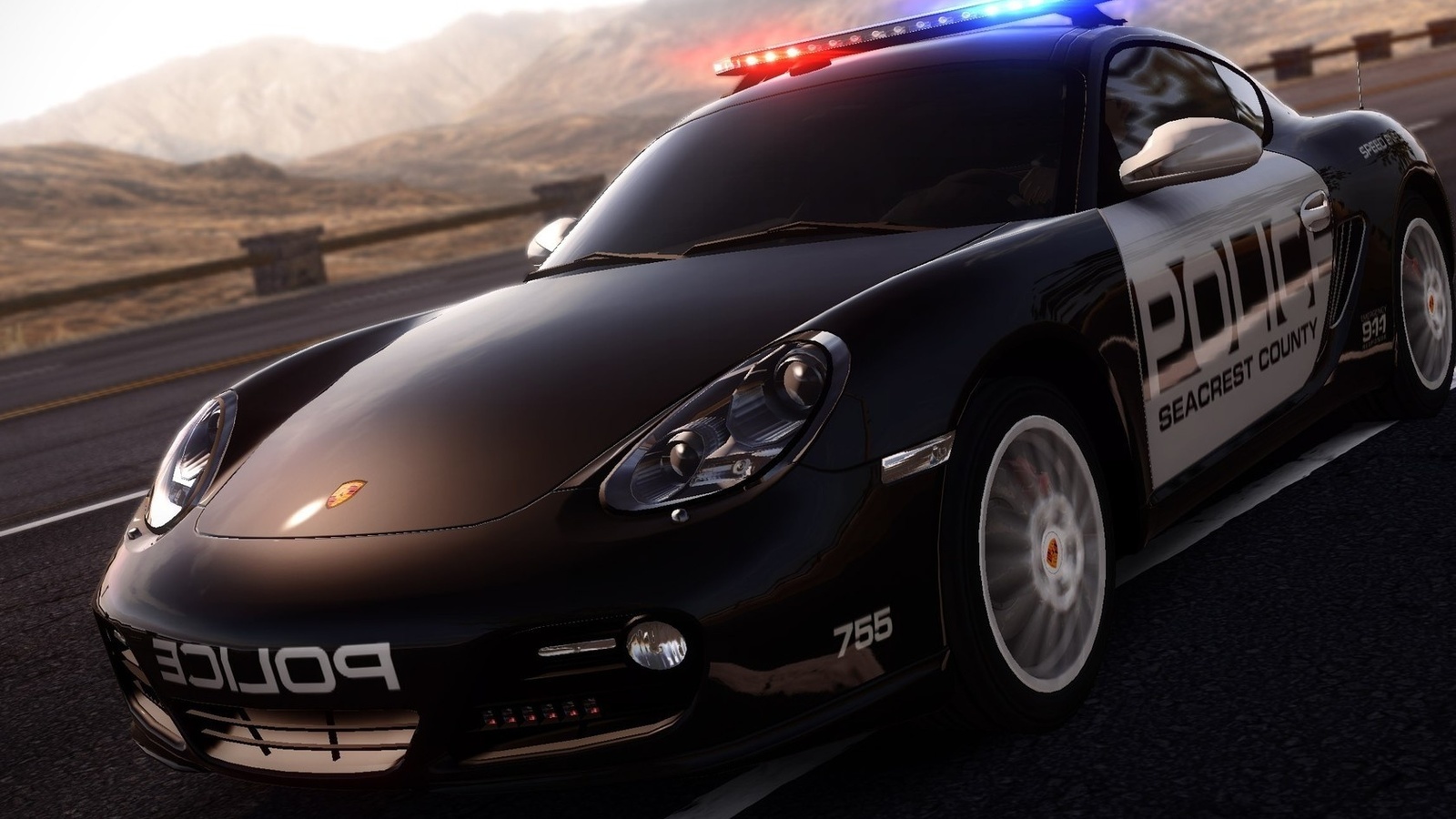 Картинки hot pursuit, авто, need for speed, porsche, полиция - обои  1600x900, картинка №31191