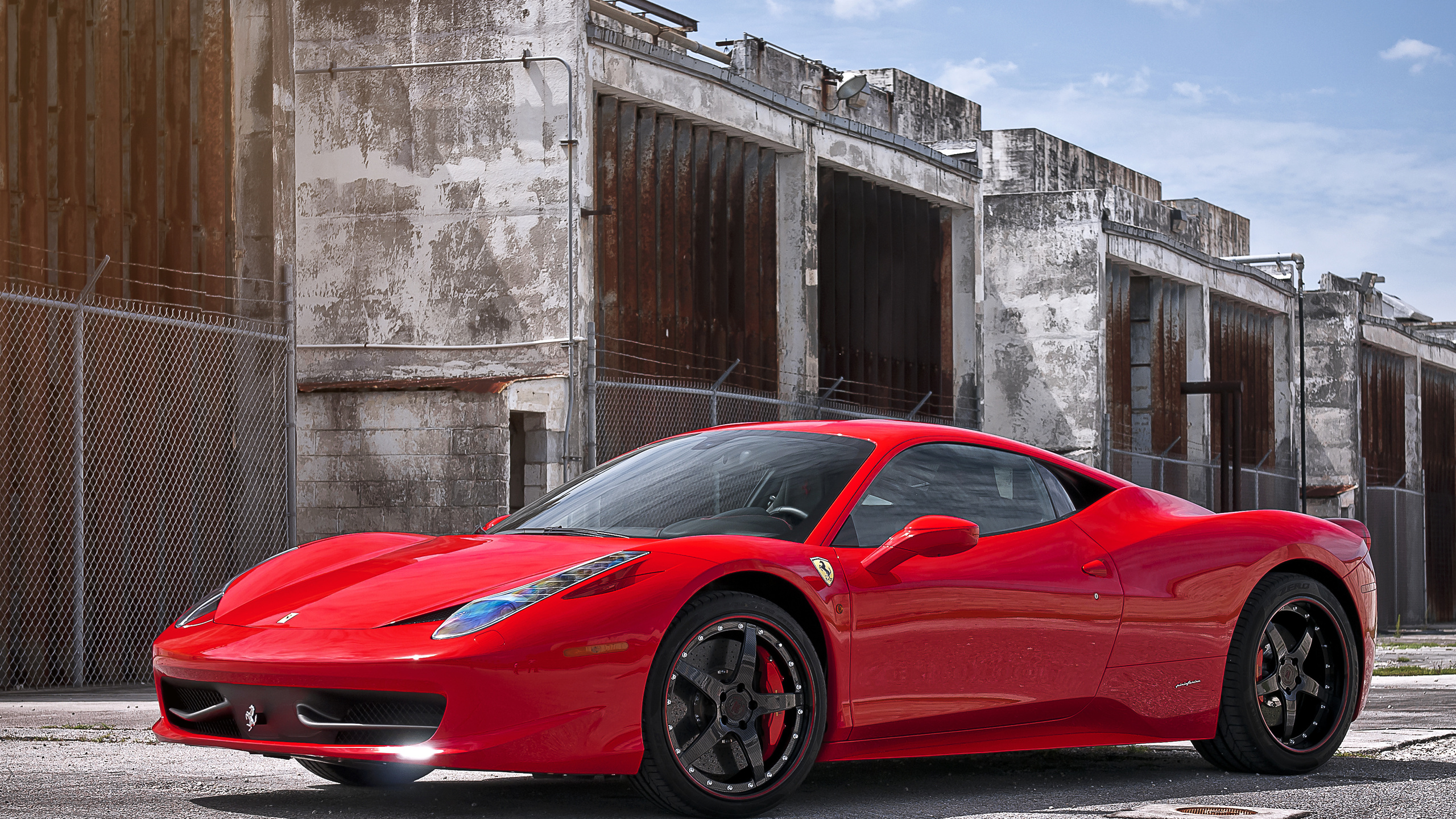 red, , ferrari, 458 italia, 