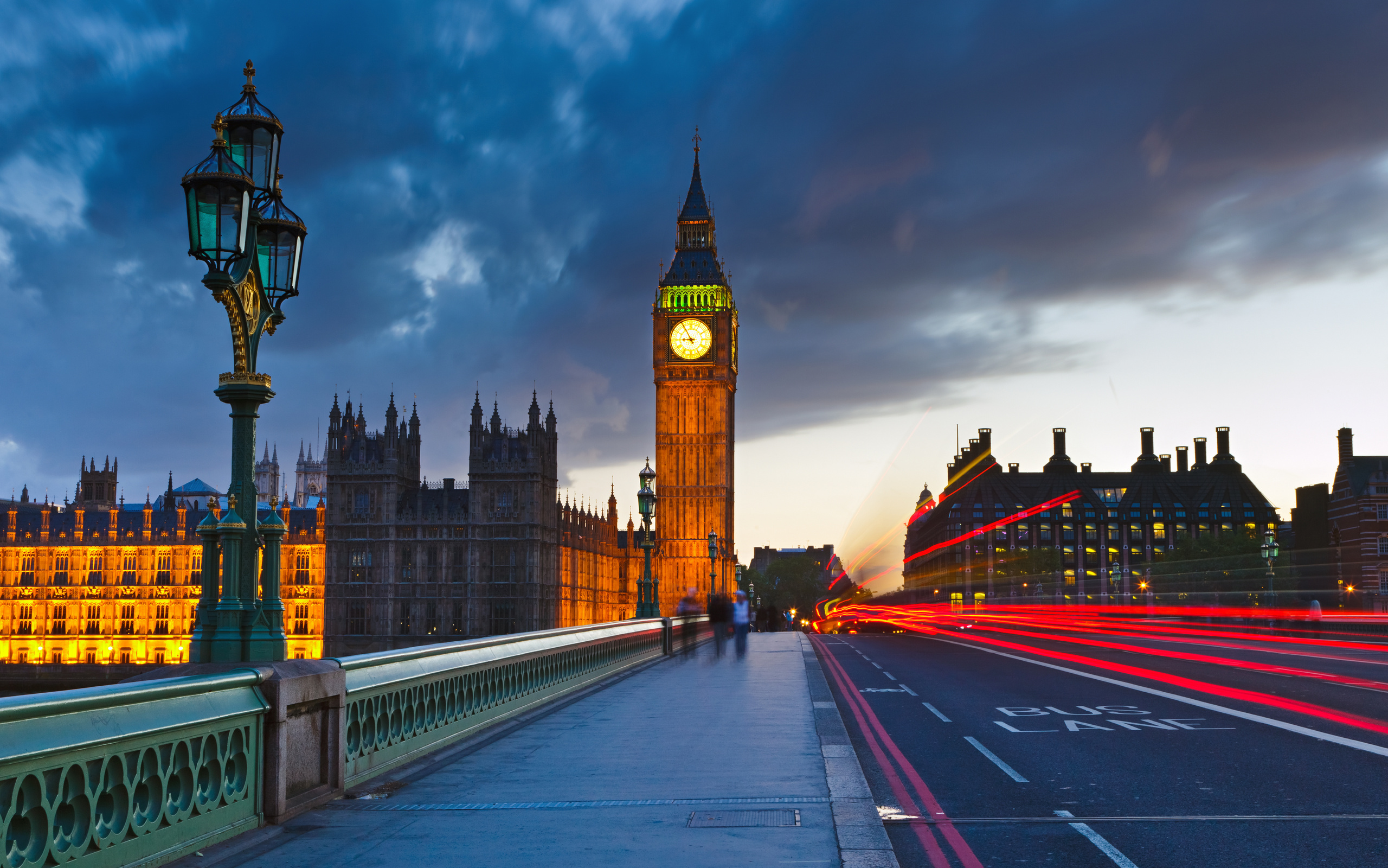 lantern, lights, england, big ben at night, london, city, street