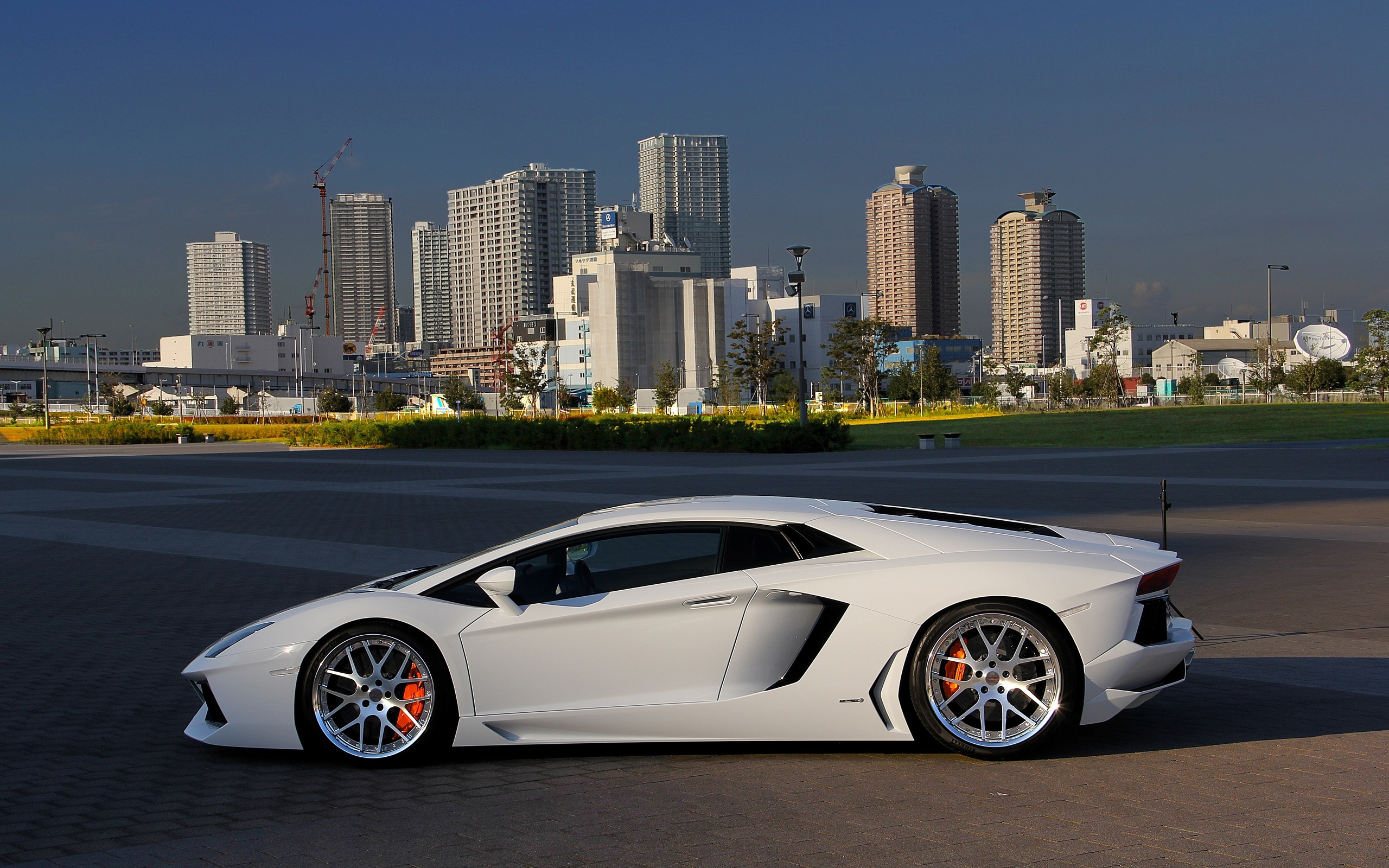 city, aventador, wheels, lamborghini, lp700-4, white