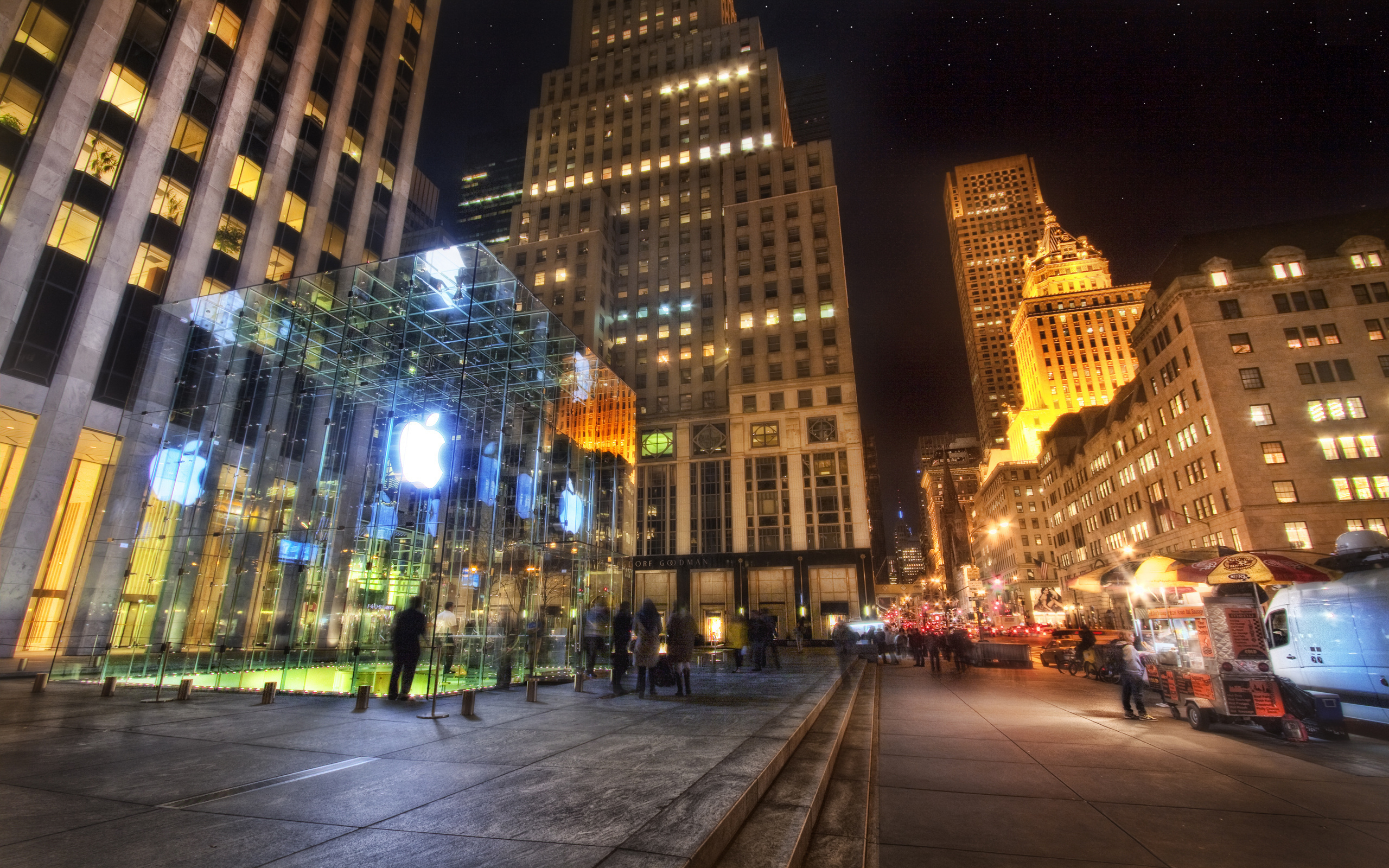 New york, fifth avenue, apple store, manhattan, , usa, -, nyc