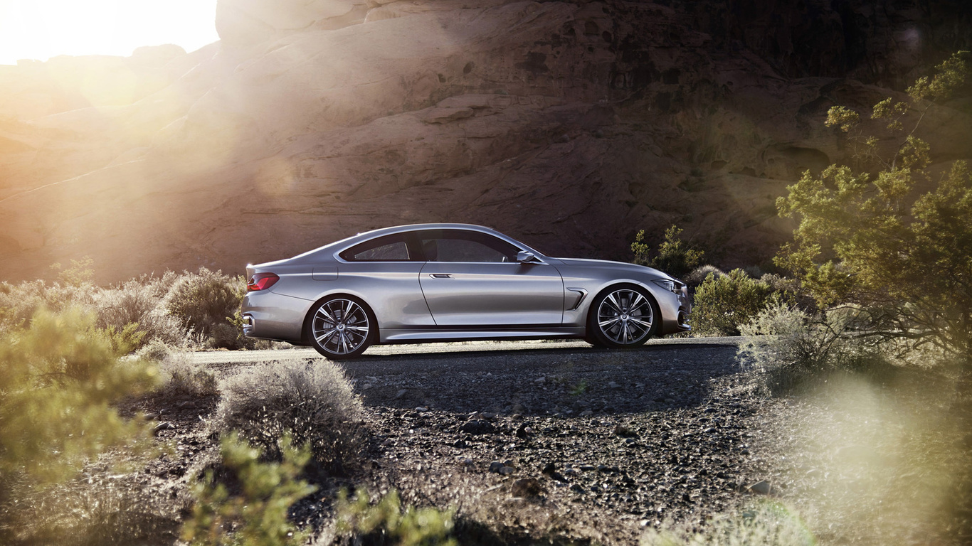 rock, concept, 2013, silver, style, coupe, 4 series, bmw, road