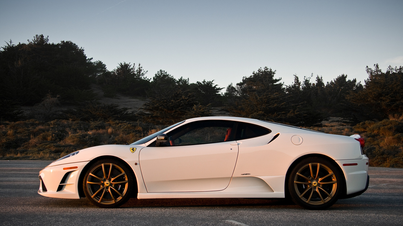 , 430 , ferrari, f430 scuderia, white