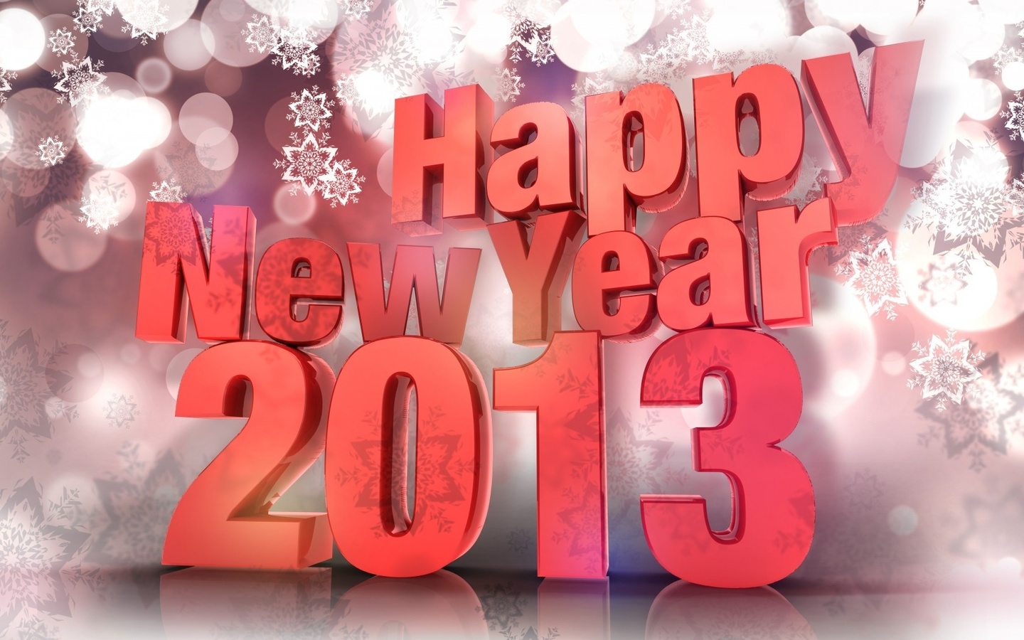 happy new year, 3d,  , 2013