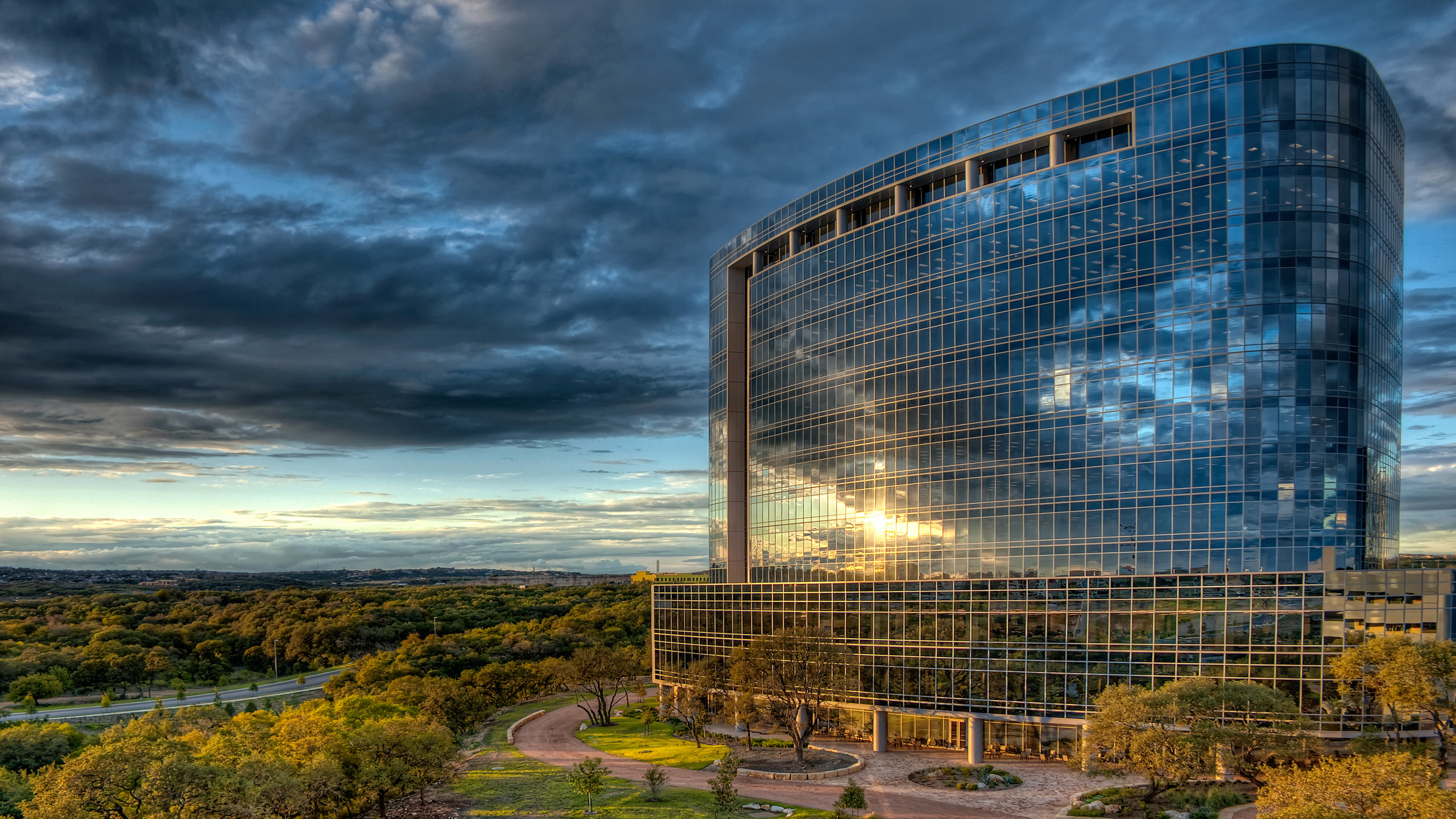 oil company, -, San antonio, sunset, usa, , texas, clouds, tesoro