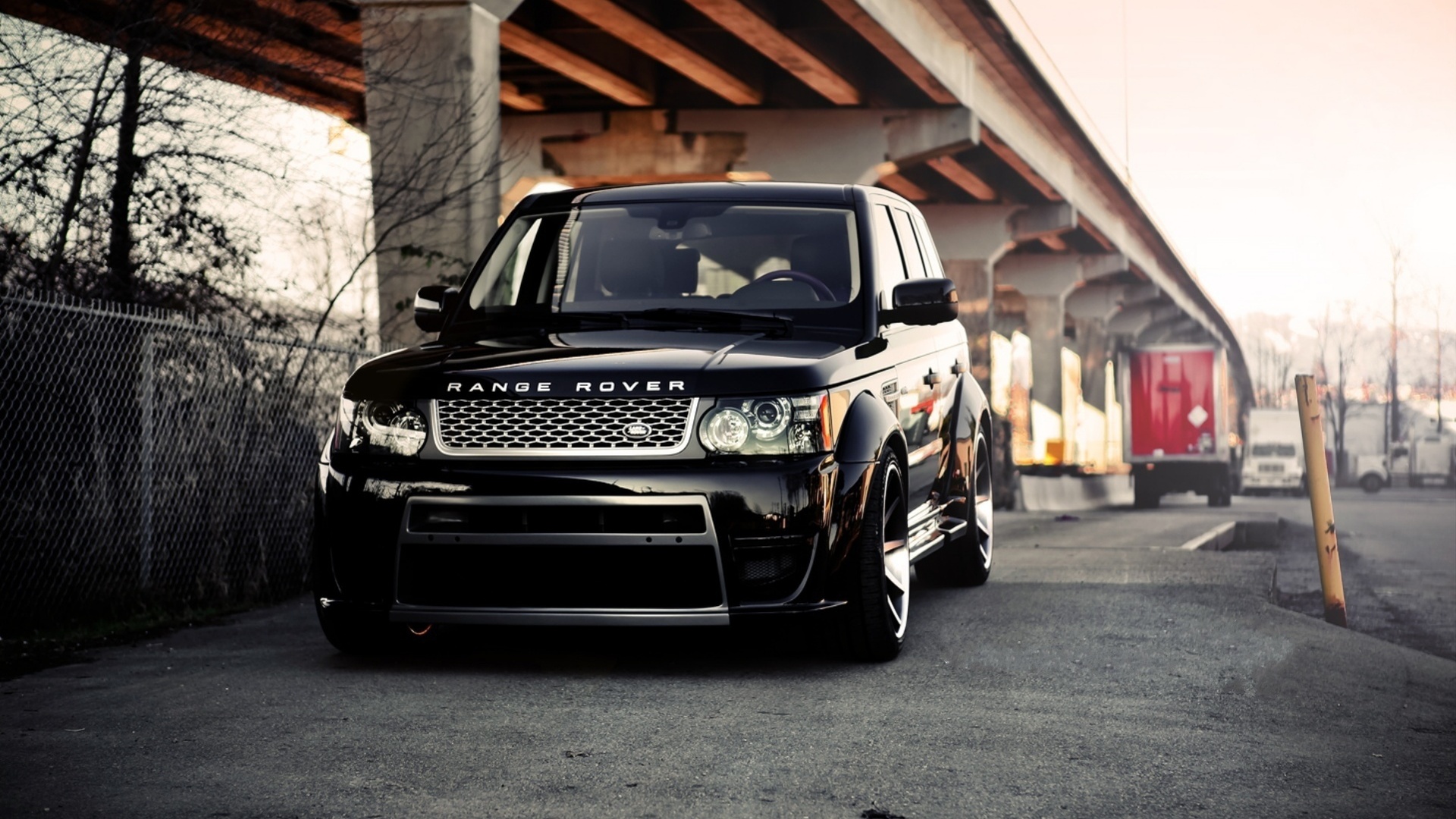 black, land rover, range rover,  