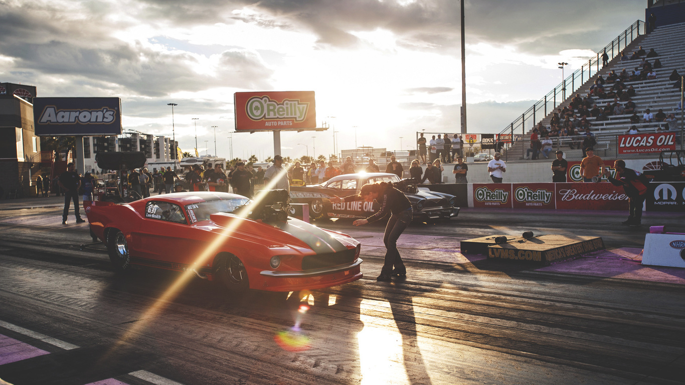 ford, ., mustang, drag, race