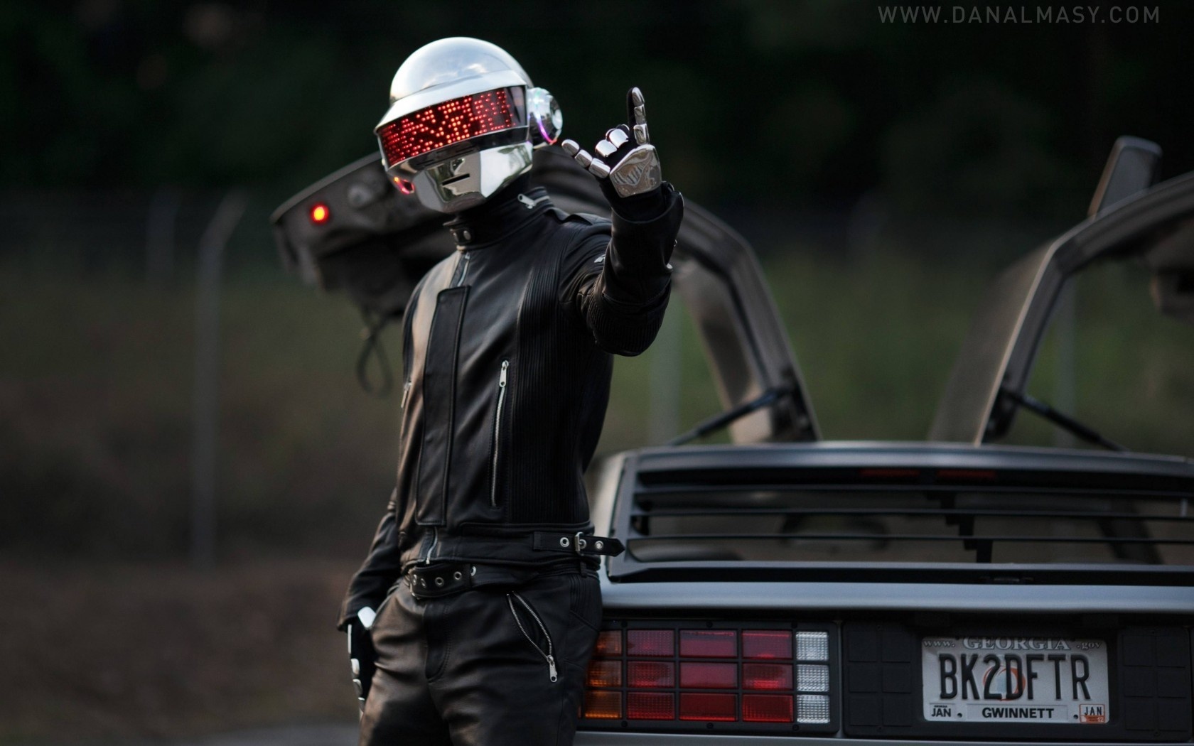 de lorean, daft punk, guy, rock