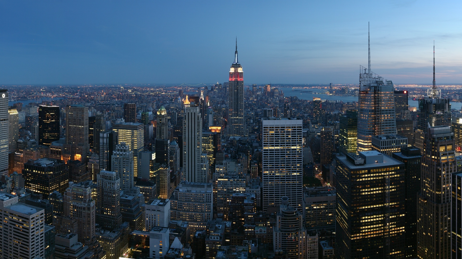 empire state building, New york, . 