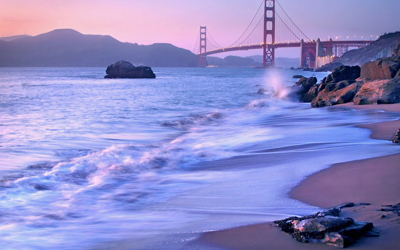 Usa, san francisco, california, , golden gate bridge, 