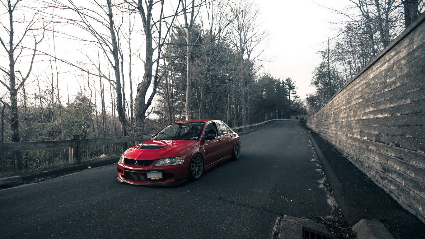 , Mitsubishi lancer evo, , , red, , 