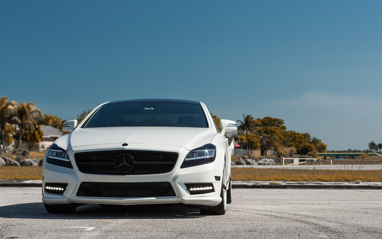 mercedes, cls 550, white, matte, 