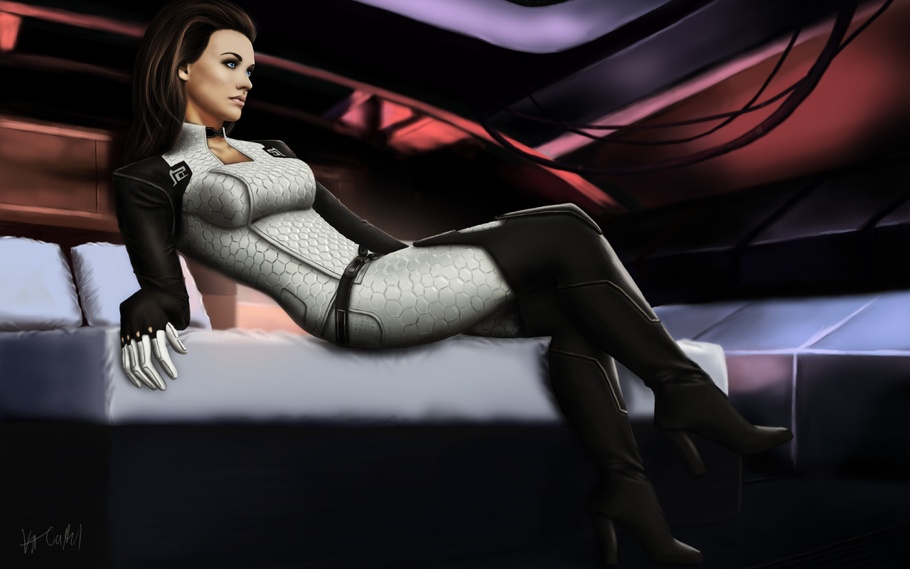 miranda lawson, mass effect, , , , , 