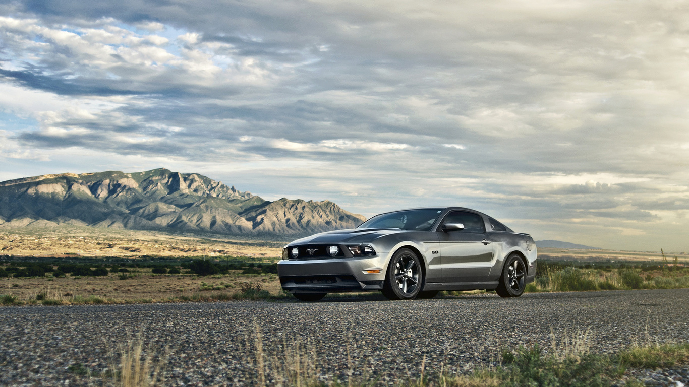 5.0, ford, , mustang, silvery, gt, muscle car