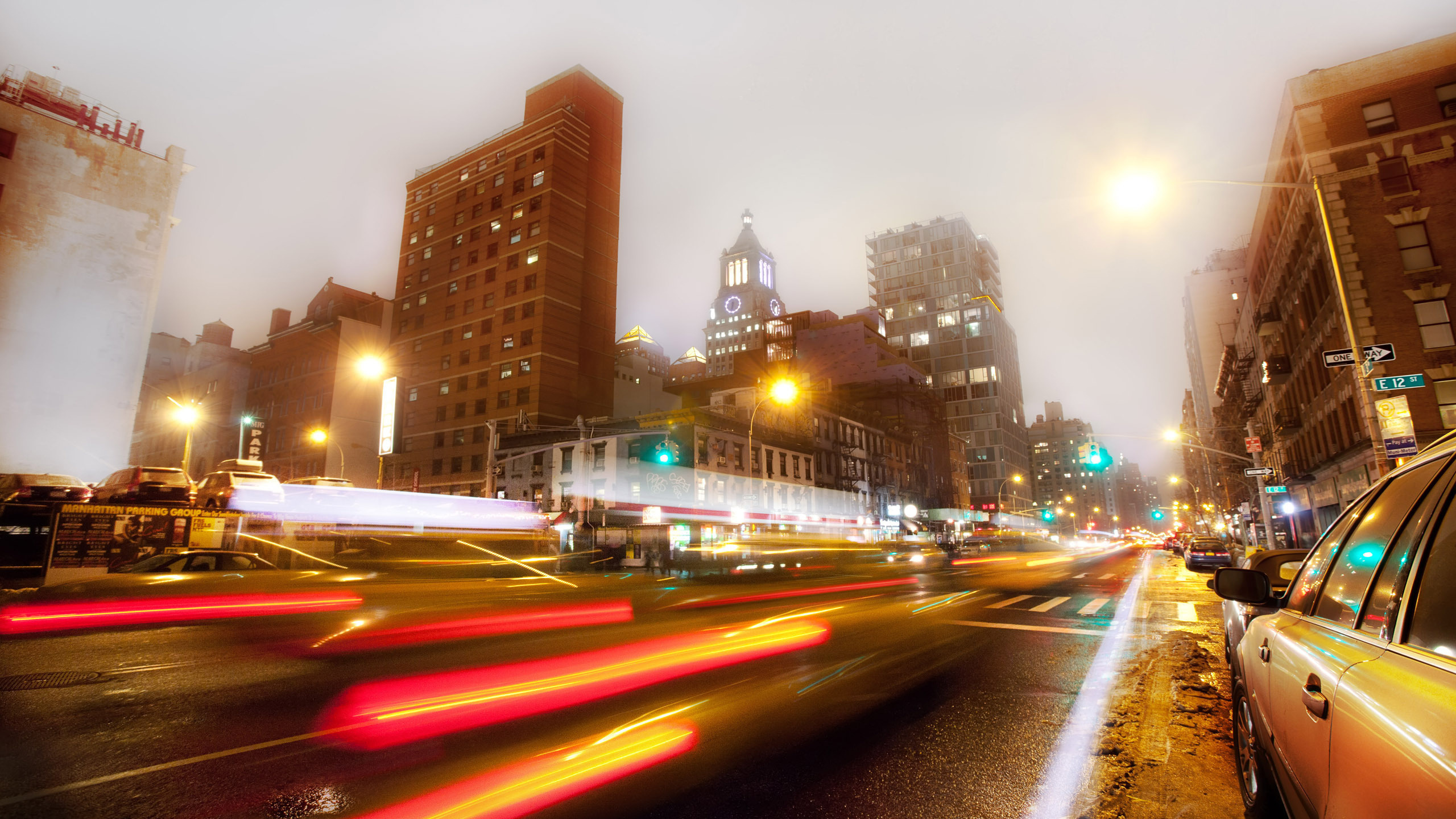 New york, 3rd avenue, east village, , -, usa, nyc, night